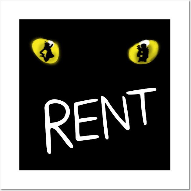 CATS (a la "Rent") (Non-Distressed) Wall Art by jywear